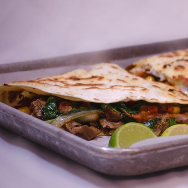 Veggie Quesadilla.