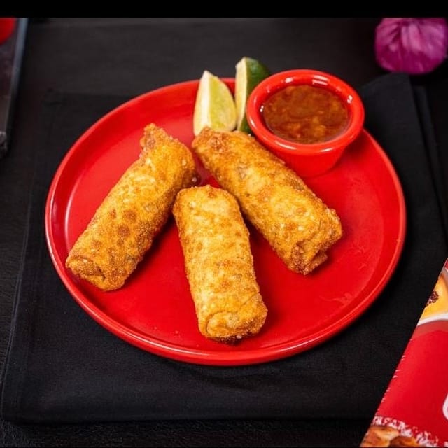 Birria Egg Rolls.