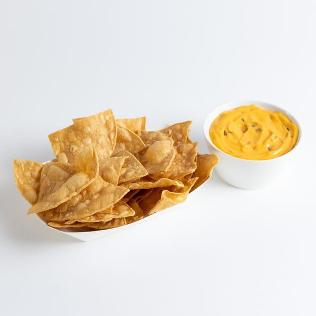 Cheese Dip + Chips.