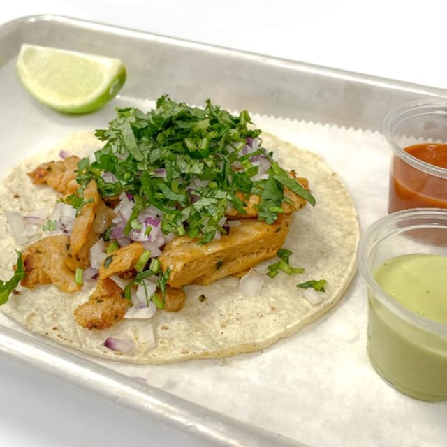 Vegan Chicken Taco (x2).
